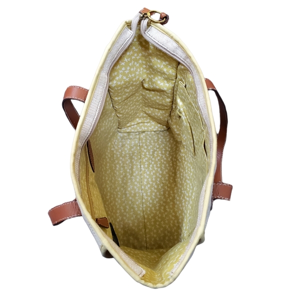 Fossil Polka Dot Canvas Tote - Picture 11 of 16